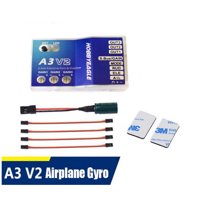 Rc Airplane Flight Controller Gyro - A3 V2 Flight Controller Stabilizer 3