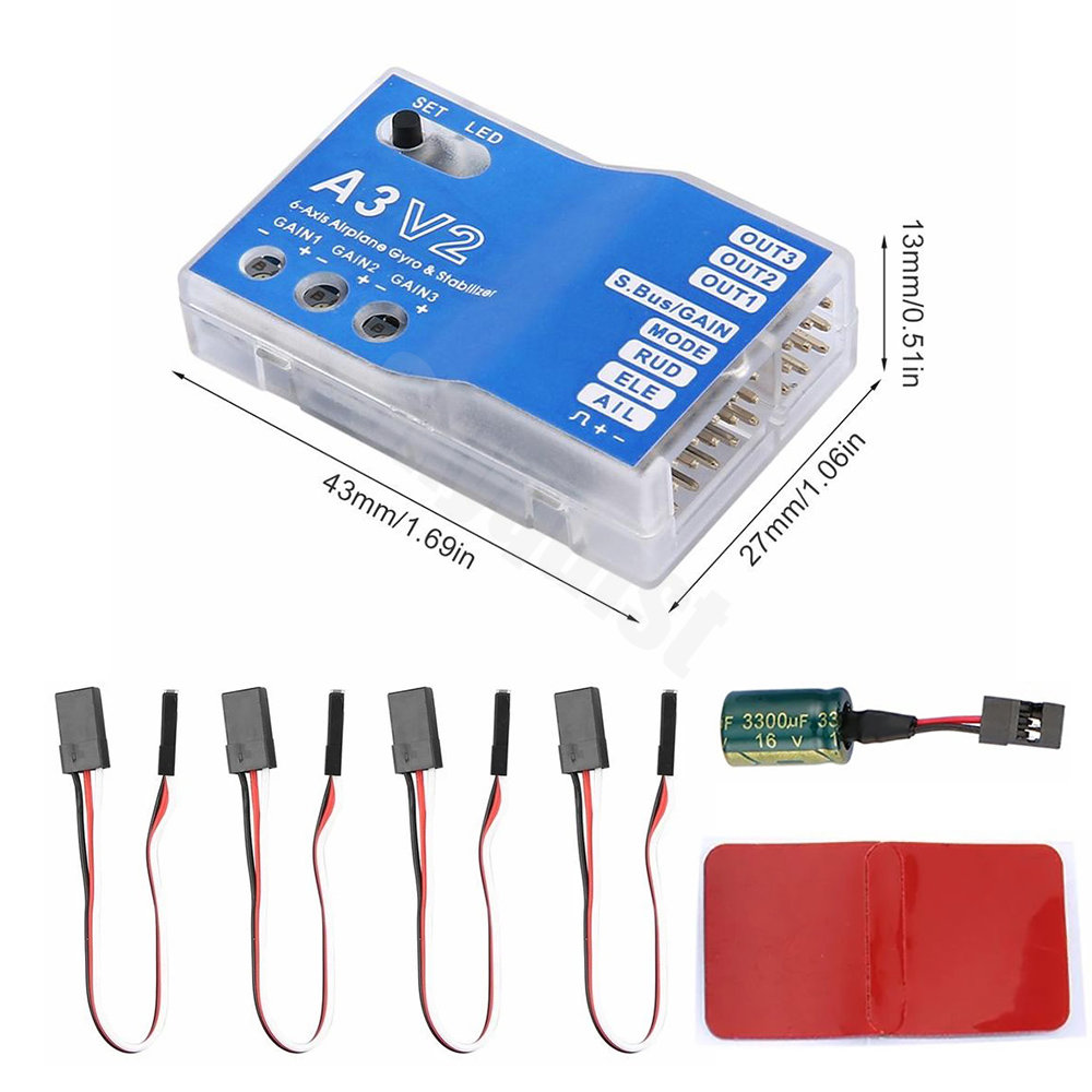 Rc Airplane Flight Controller Gyro - 3 Trục Con Quay Hồi Chuyển