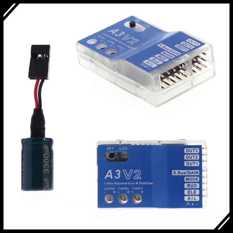 Rc Airplane Flight Controller Gyro - A3 V2 Professional 3-Axis Flight Controller