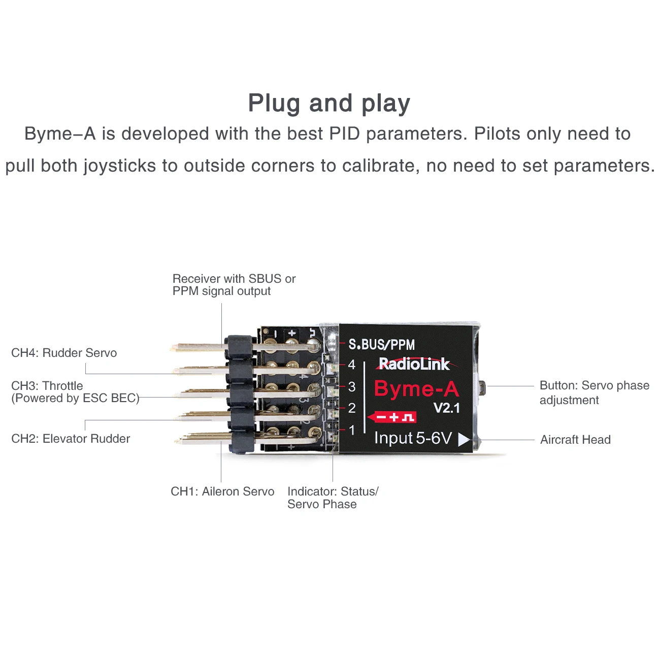 Radiolink Byme-A Byme-D Flight - đánh giá và giá Rc Airplane Flight Controller Gyro