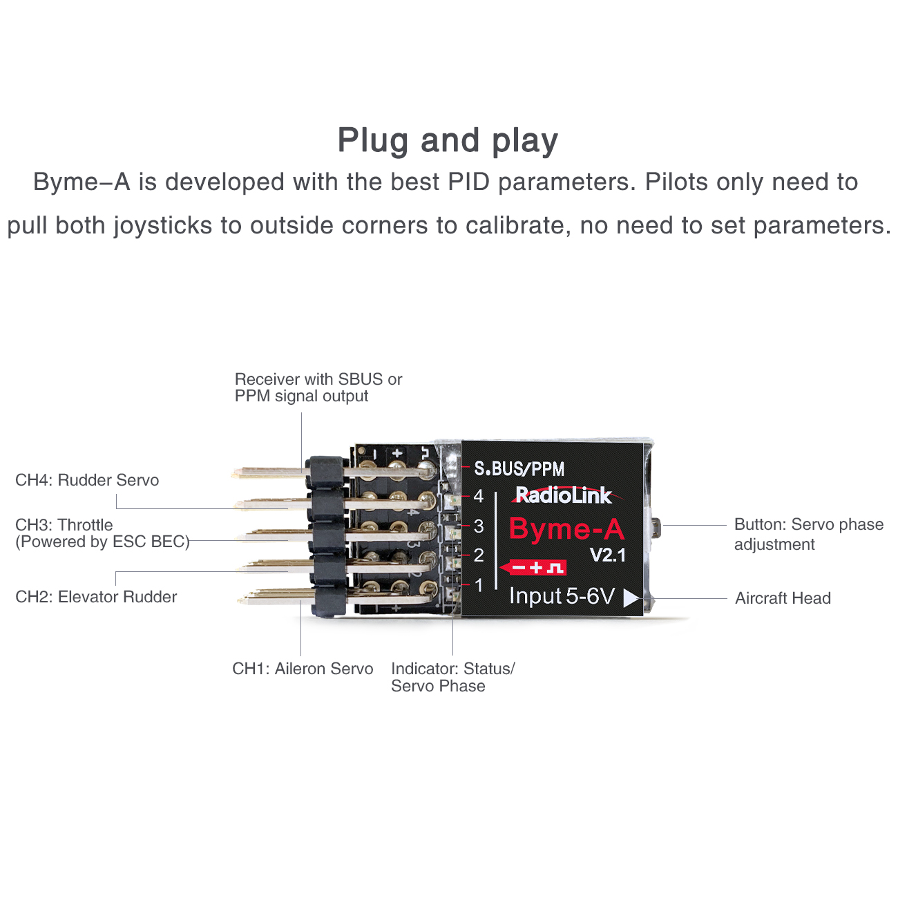 Radiolink Byme-A Byme-D Flight - đánh giá và giá Rc Airplane Flight Controller Gyro