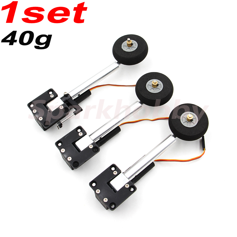 1 Bộ 40G Lái Kim Loại Con Sâu- - đánh giá và giá Rc Airplane Electric Landing Gear Retract