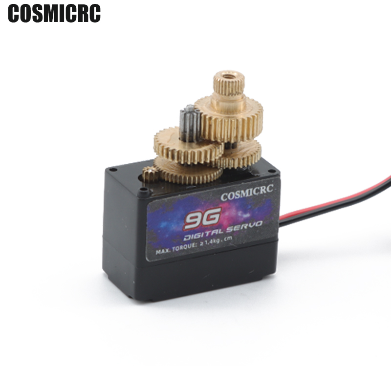 COSMICRC Digital Servo 1/4PCS  - đánh giá và giá Rc Plane Servo 9G Metal Gear Micro