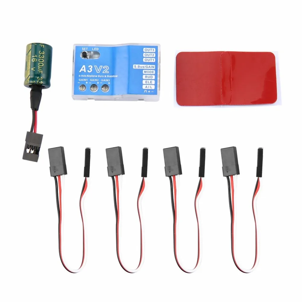 3 Axis Gyro A3 V2 Aeroplane Fl - đánh giá và giá Rc Airplane Flight Controller Gyro