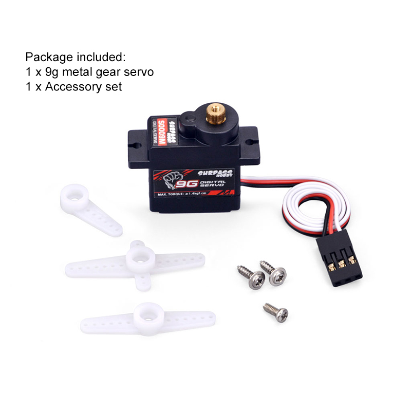 SURPASS HOBBY Digital Servo 1/ - đánh giá và giá Rc Plane Servo 9G Metal Gear Micro