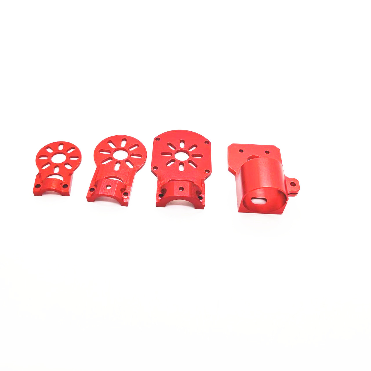 4 Đỏ Hợp Kim Nhôm Gắn Xe Máy G - đánh giá và giá Rc Airplane Motor Mount Aluminum