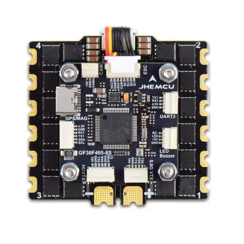 JHEMCU GF30F405 FC Stack Fligh - đánh giá và giá Rc Airplane Flight Controller Gyro