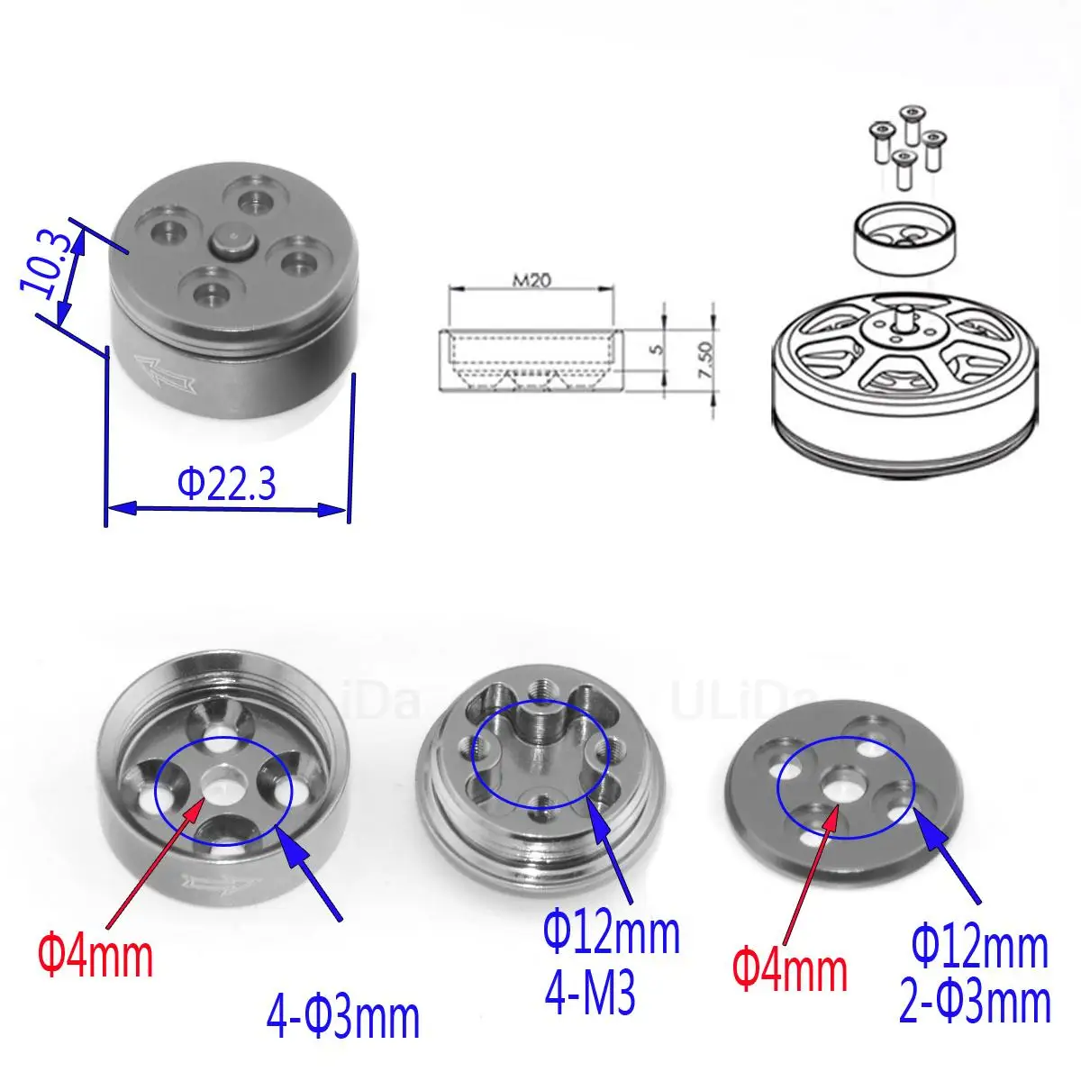 Aluminum Quick Disassembly And - đánh giá và giá Rc Airplane Motor Mount Aluminum