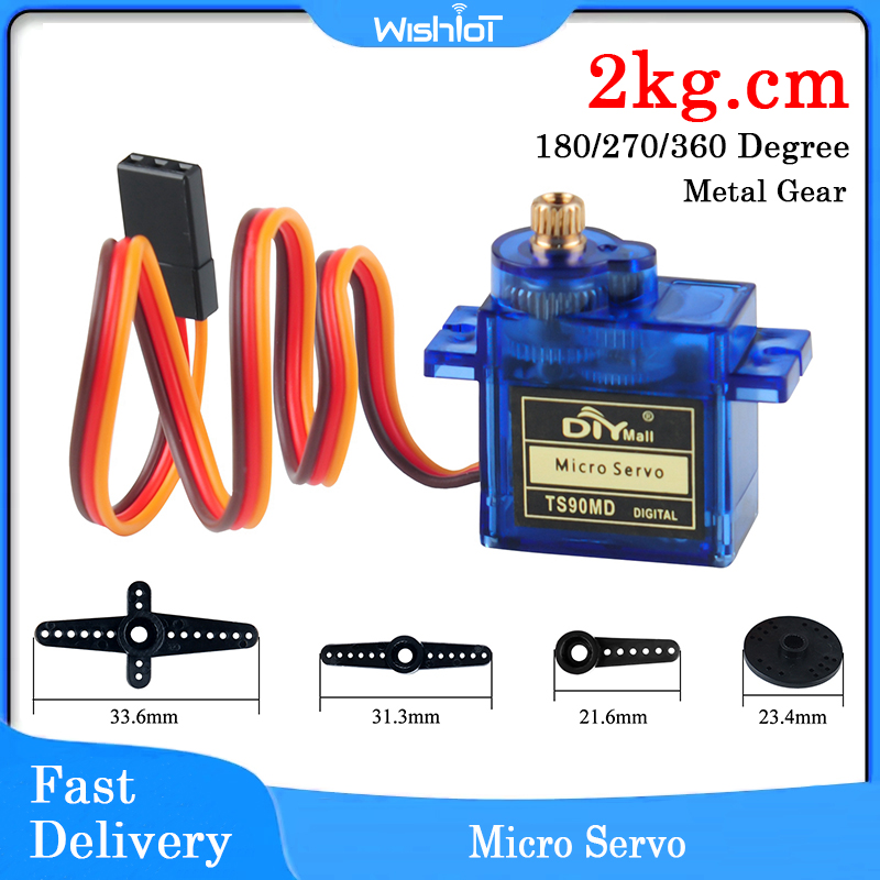 9g Micro Servo Motor Set Metal - đánh giá và giá Rc Plane Servo 9G Metal Gear Micro