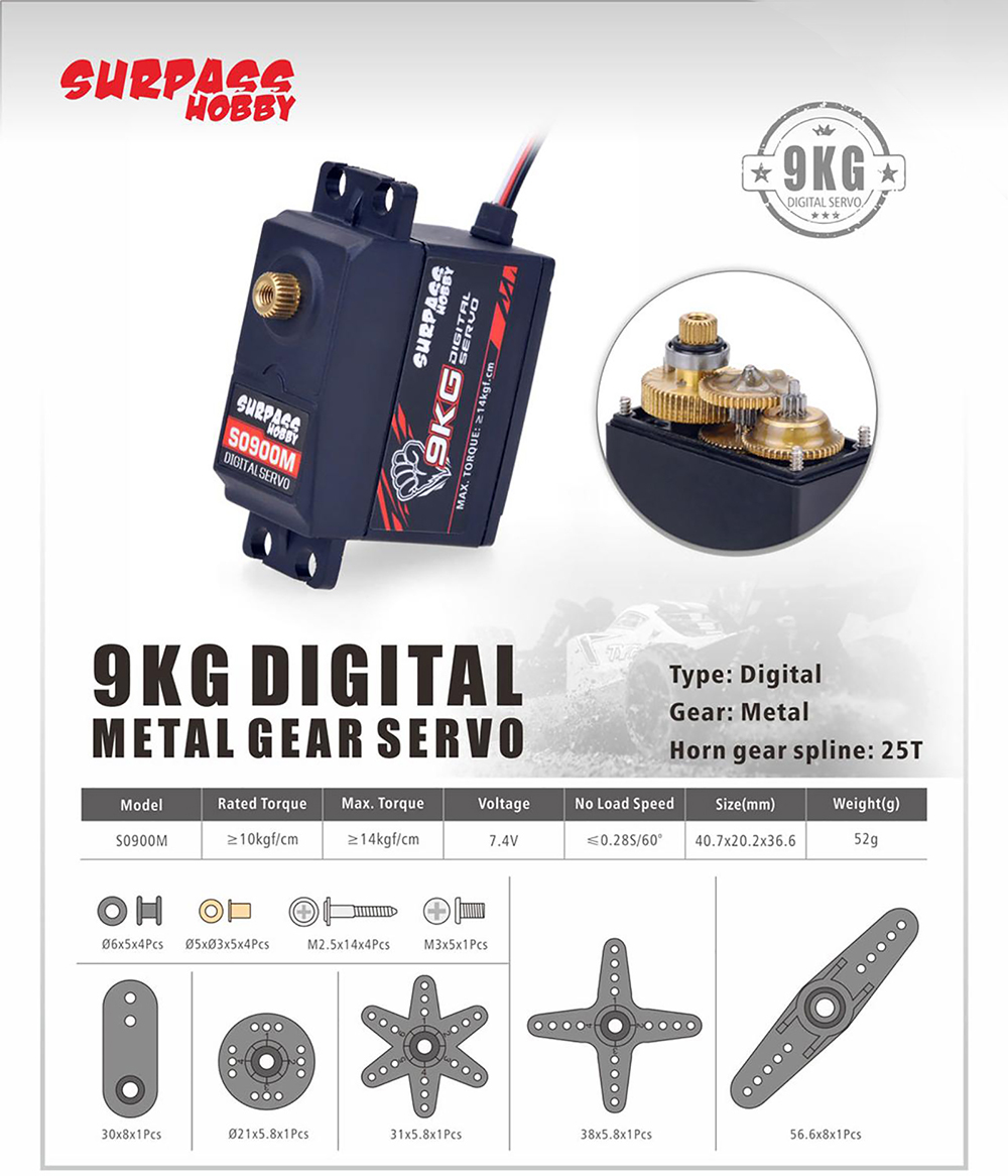 Vượt Qua Sở Thích Kỹ Thuật Số  - đánh giá và giá Rc Plane Servo 9G Metal Gear Micro