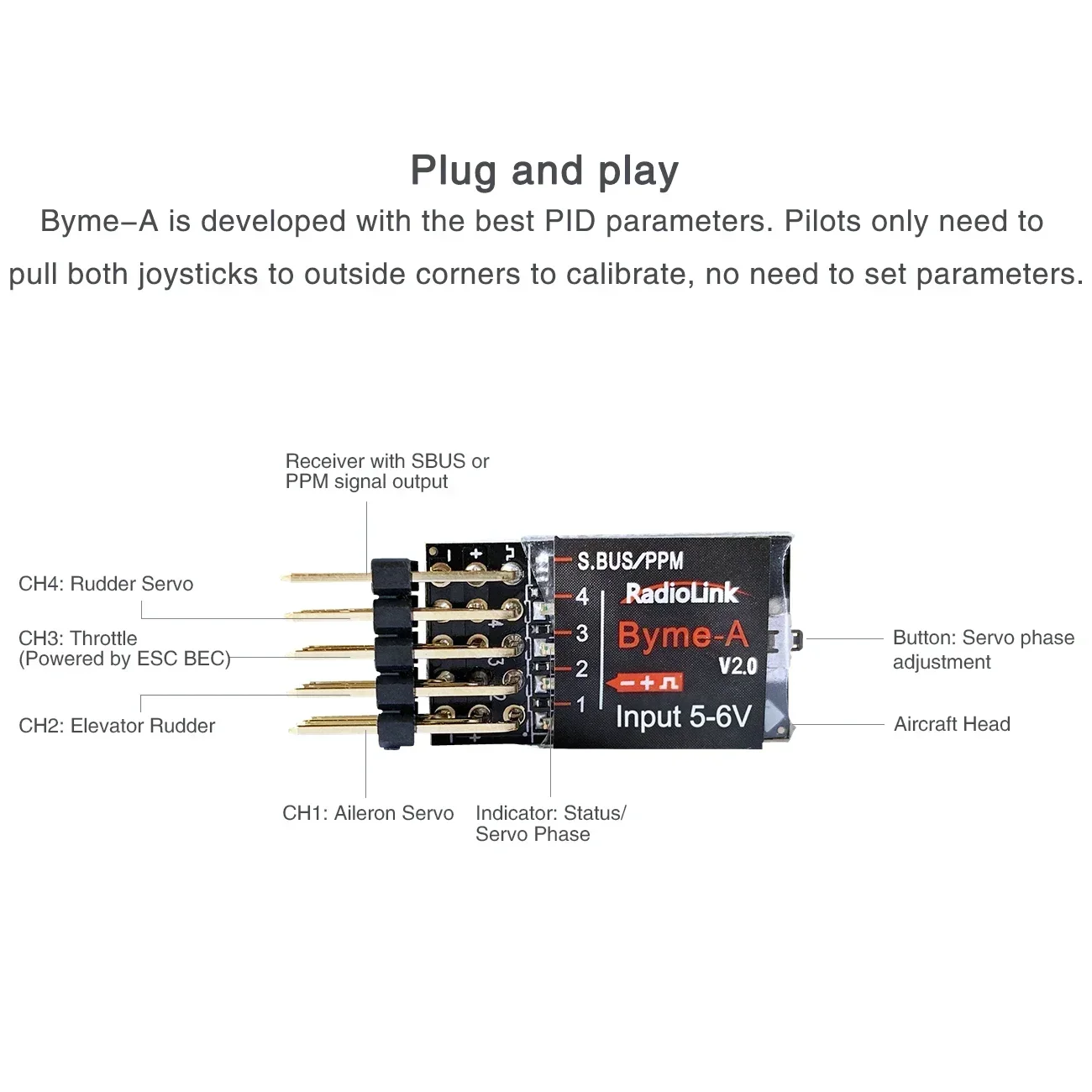 Radiolink Byme-A Byme-D Mini F - đánh giá và giá Rc Airplane Flight Controller Gyro
