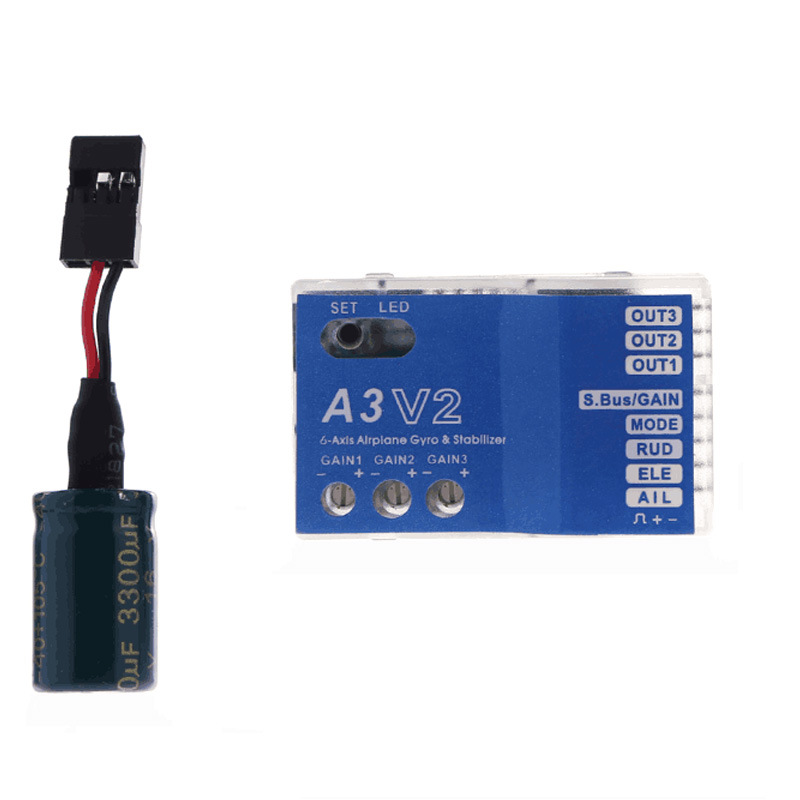 A3 V2 Professional 3-Axis Flig - đánh giá và giá Rc Airplane Flight Controller Gyro